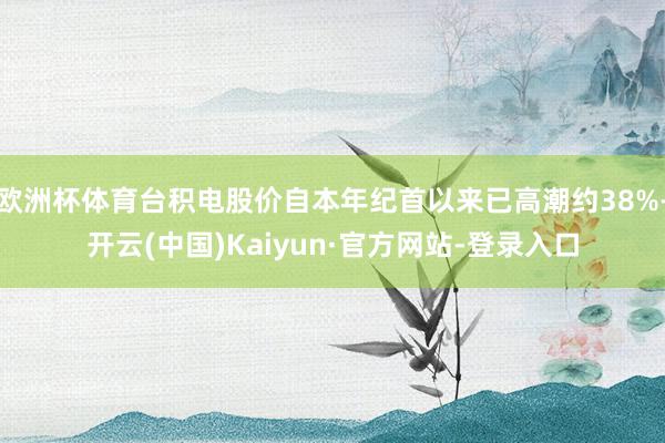 欧洲杯体育台积电股价自本年纪首以来已高潮约38%-开云(中国)Kaiyun·官方网站-登录入口